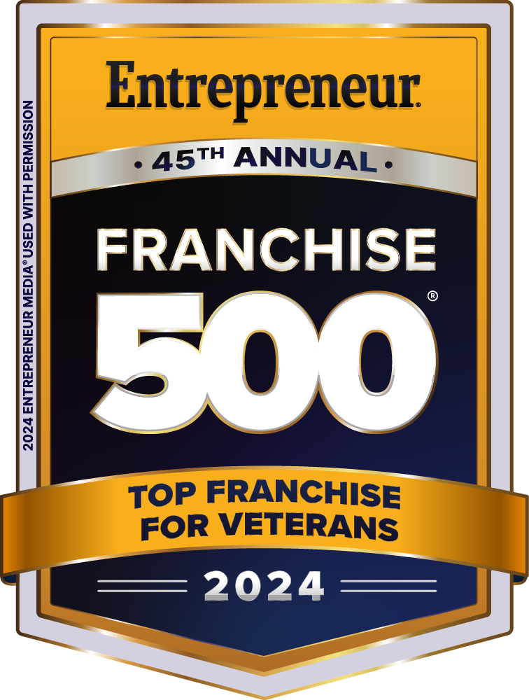 Franchise 500 Top Franchise for Veterans 2024